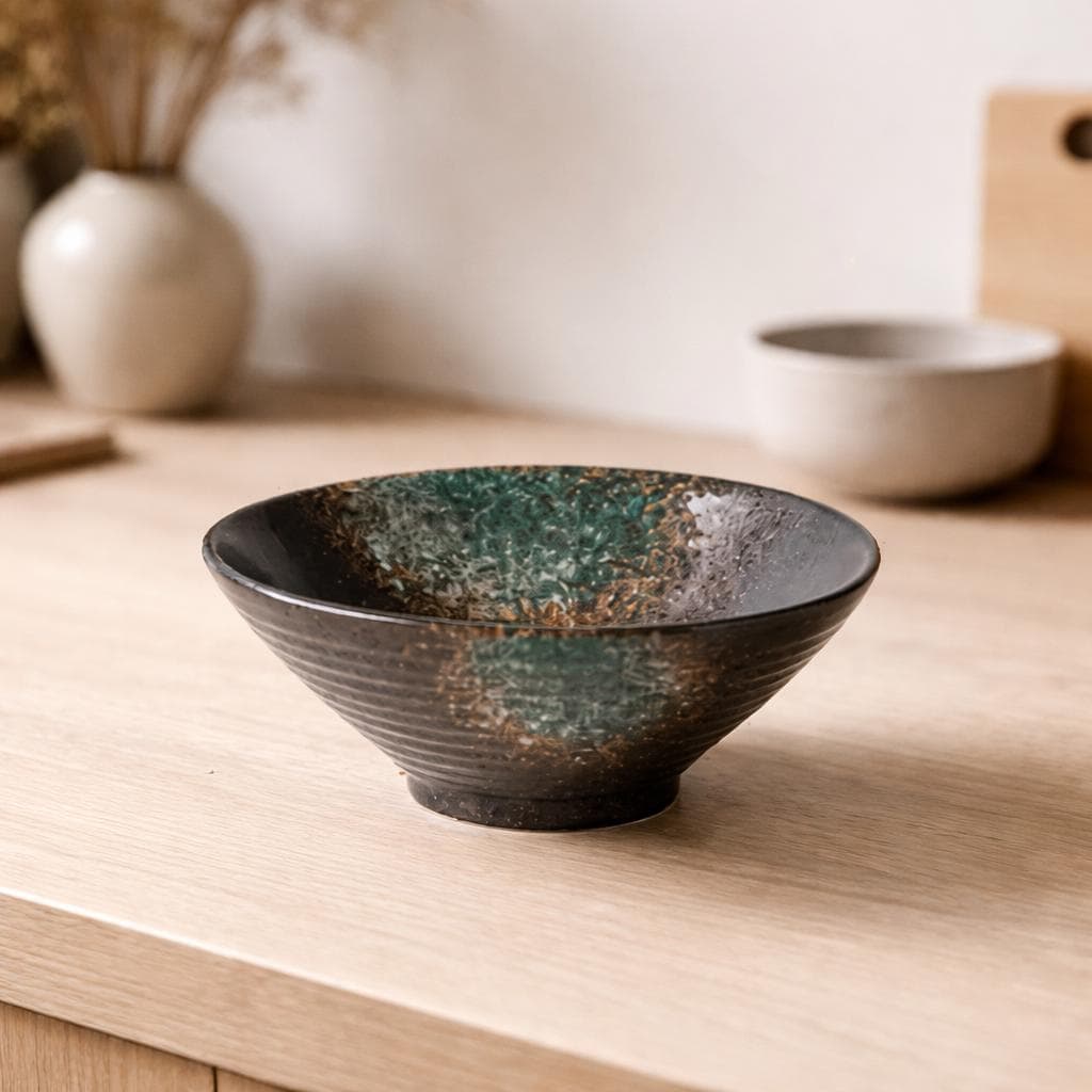 Ceramic Ramen Bowl - Japandi Style Noodle Bowl for an Aesthetic and Calm Kitchen