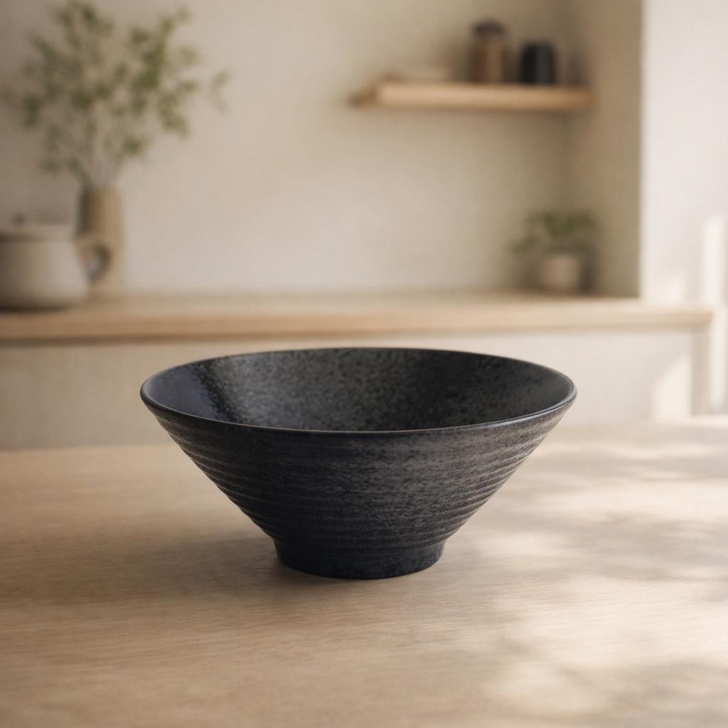 Bol à ramen en céramique - Bol à nouilles de style japonais pour une vie calme et simple