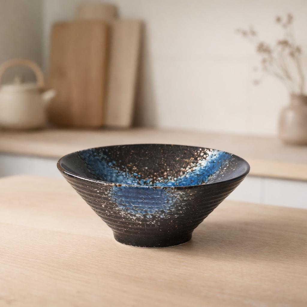 Ceramic Ramen Bowl - Japandi Style Noodle Bowl for an Aesthetic and Calm Kitchen