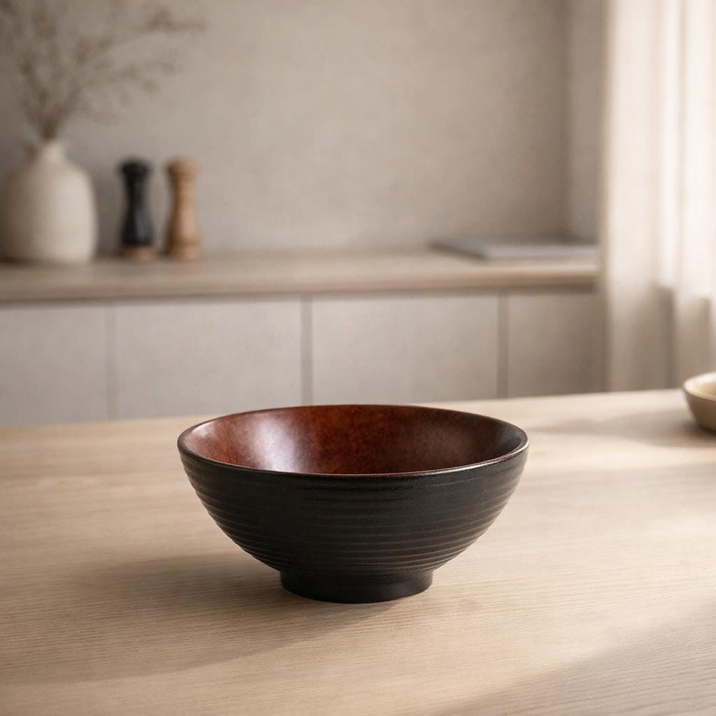 Bol à ramen en céramique - Bol japonais minimaliste pour une salle à manger intérieure moderne