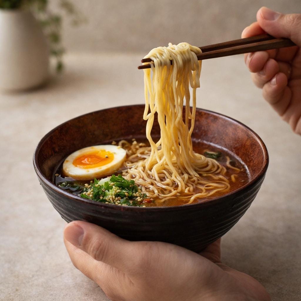 Bol à ramen en céramique - Bol japonais minimaliste pour une salle à manger intérieure moderne