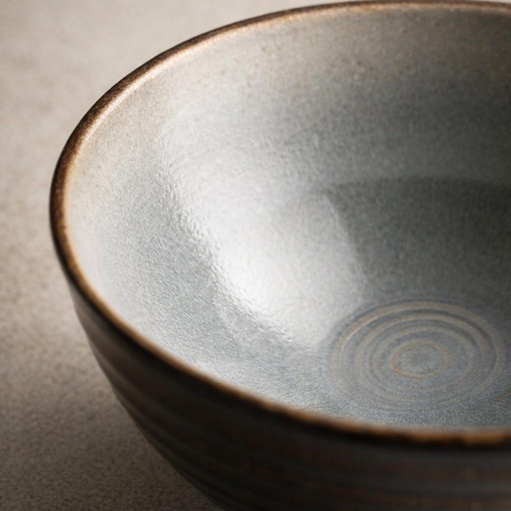 Bol à ramen en céramique - Grand bol Japandi pour nouilles et plats réconfortants