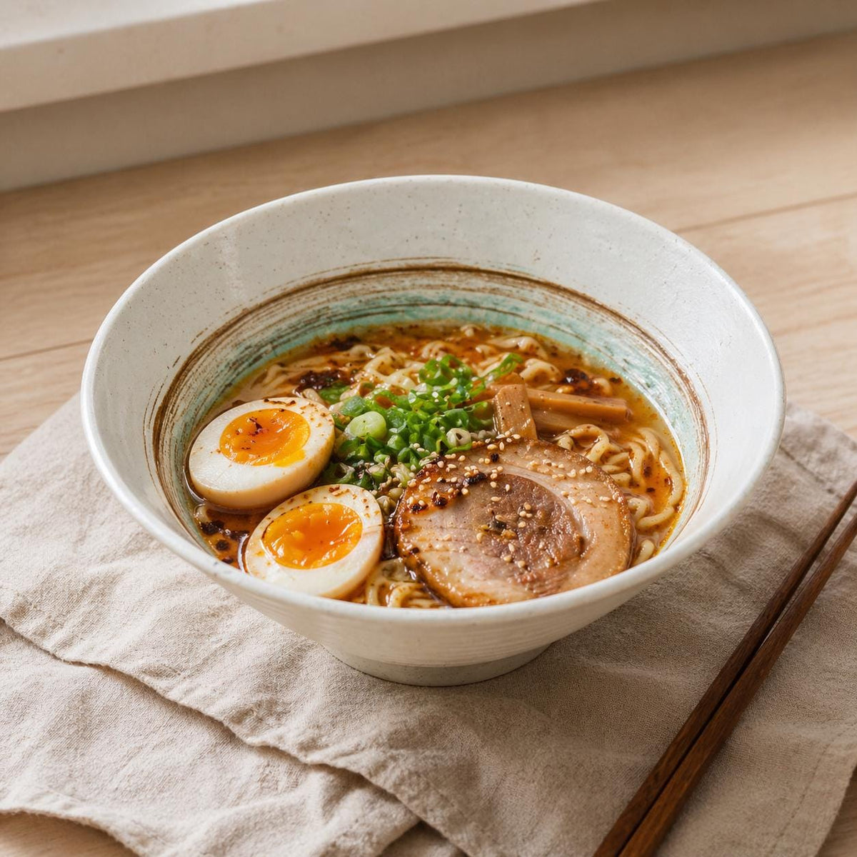 Bol ramen en céramique - Bol Japandi esthétique pour une cuisine moderne