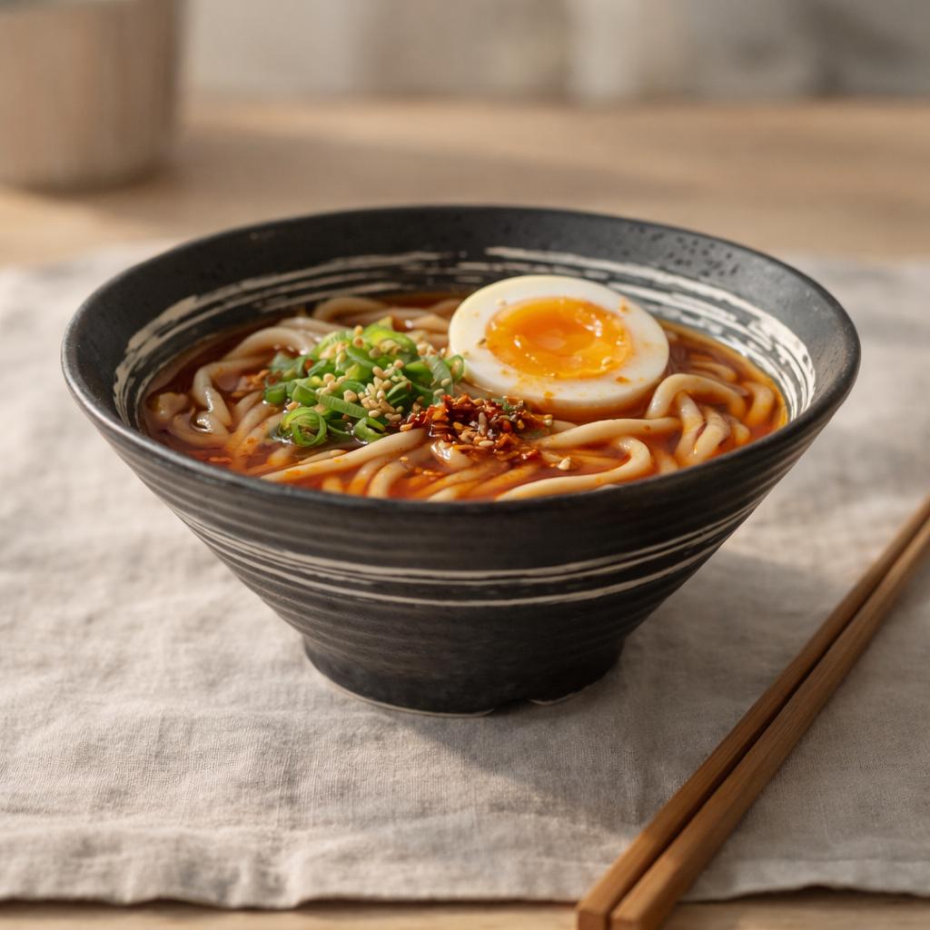 Bol à ramen rayé noir et blanc