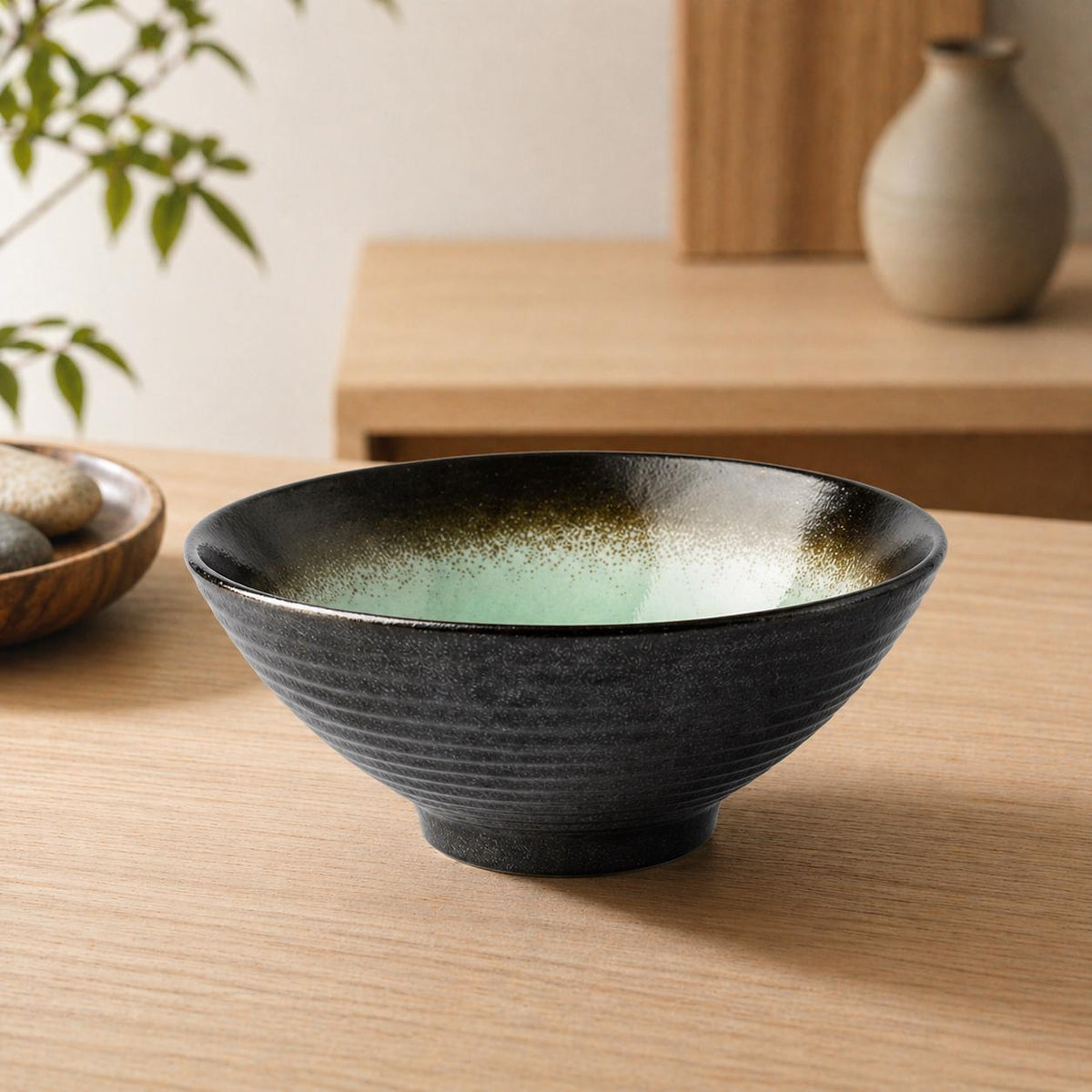 Bol ramen en céramique - Bol Japandi moderne pour une atmosphère de cuisine calme