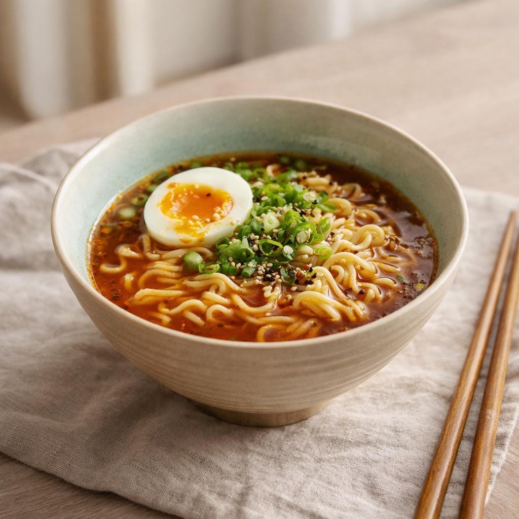 Bol à ramen bleu céladon ou sable