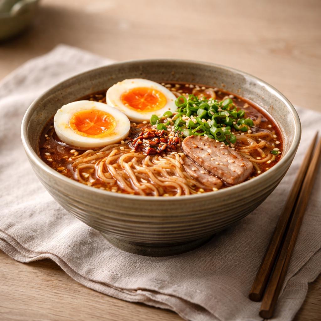 Ceramic Ramen Bowl - Aesthetic Noodle Bowl for Peaceful Kitchen Moments