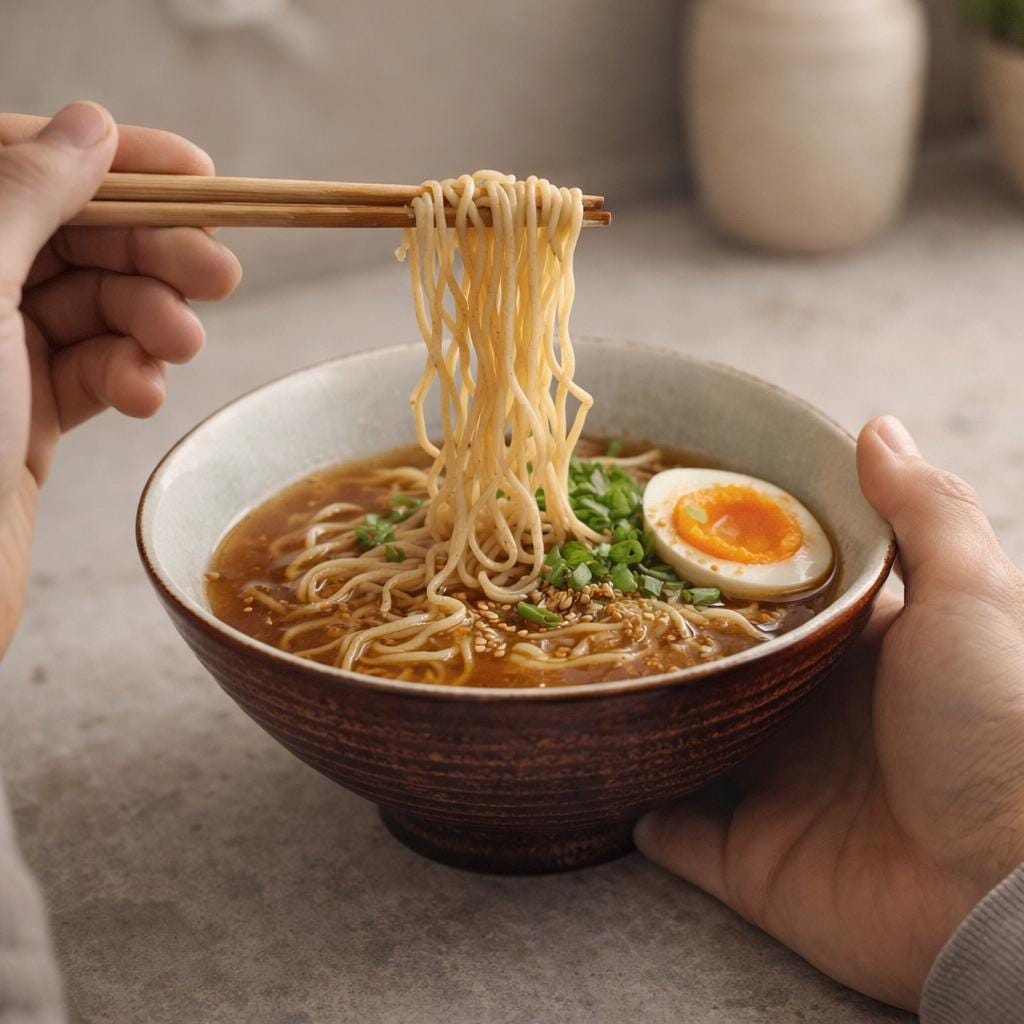 Bol à ramen en céramique - Bol japonais minimaliste pour une salle à manger intérieure moderne