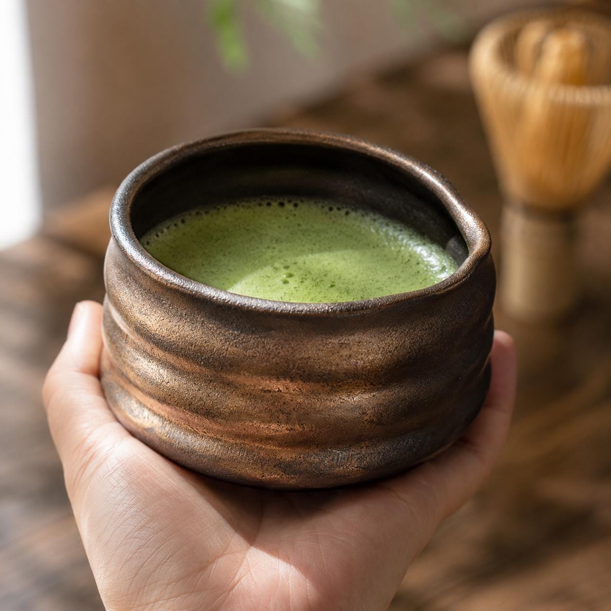 Ensemble de bols à matcha en céramique - Kit de thé matcha japonais pour des rituels paisibles à la maison