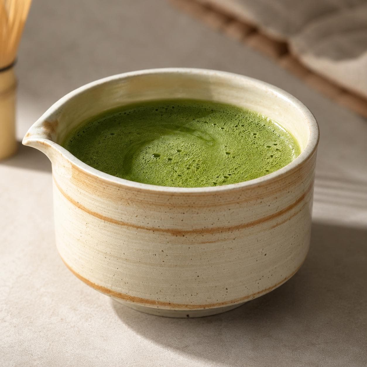 Ceramic Matcha Bowl Set - Artisanal Tea Service for Everyday Enjoyment