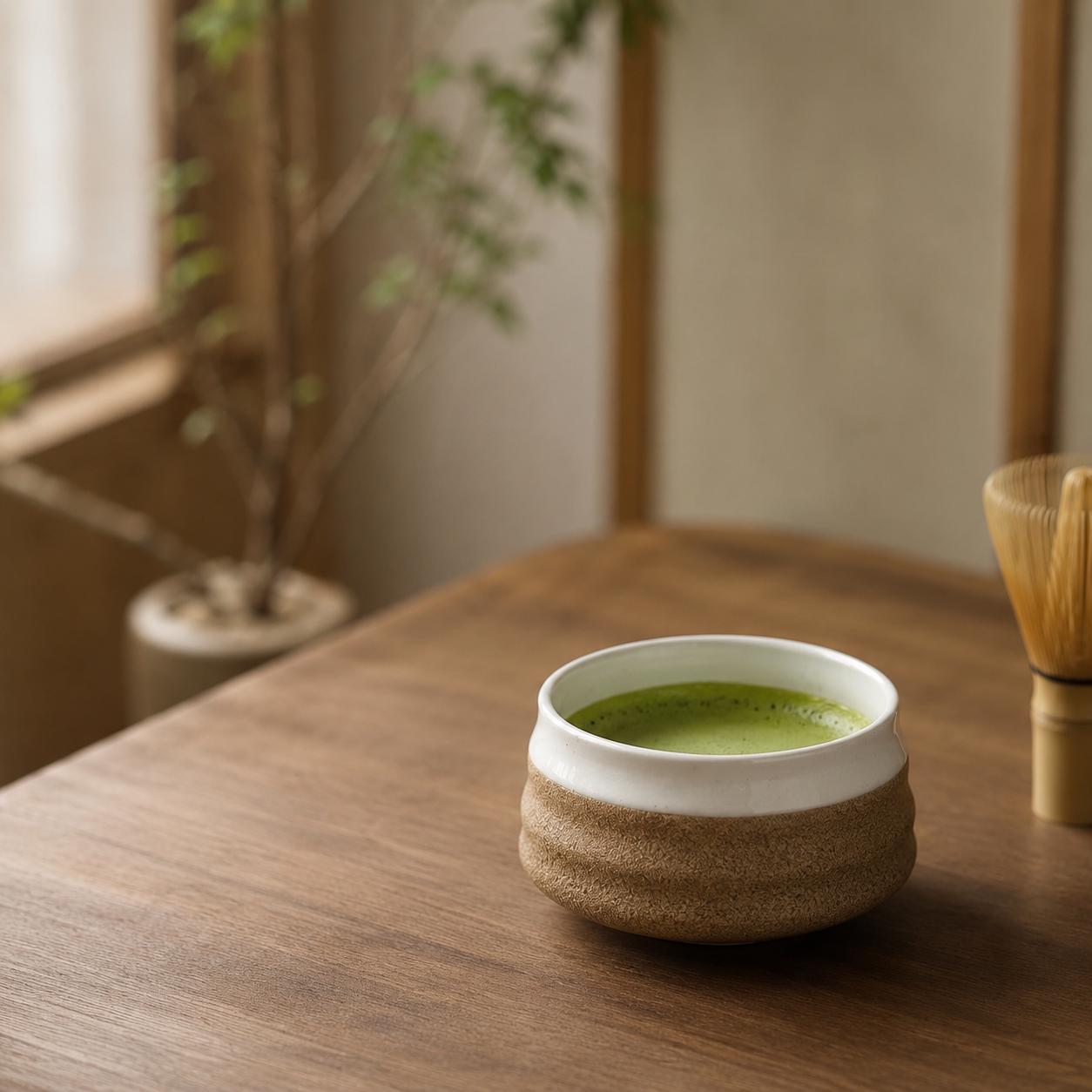 Ensemble de bols à matcha en céramique - Service à thé contemporain pour les cuisines Japandi