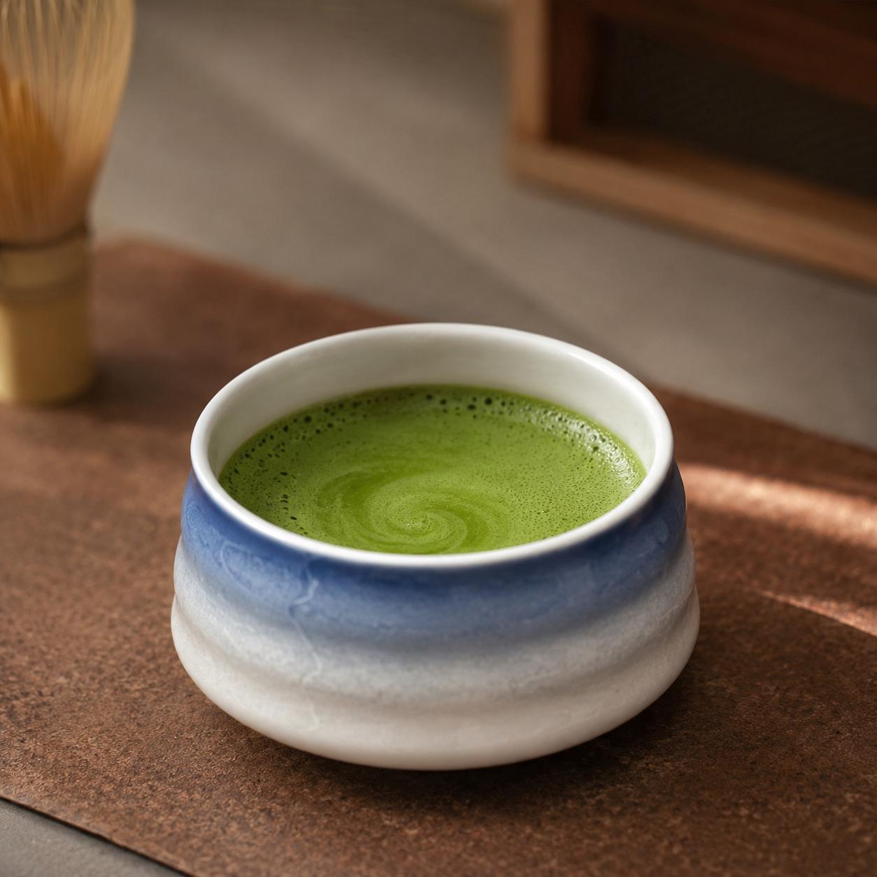 Ensemble de bols à matcha en céramique - Ensemble de cérémonie du thé minimaliste pour les rituels du matcha de tous les jours