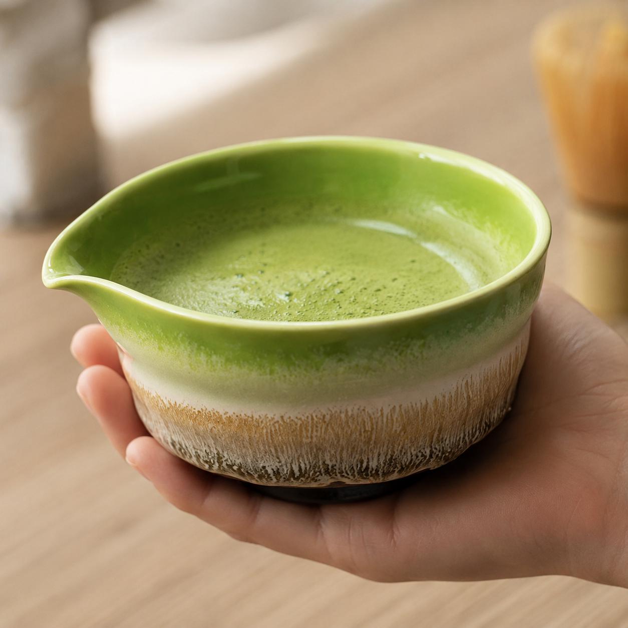 Ensemble de bols à matcha en céramique - Service à thé matcha Japandi pour un usage quotidien élégant