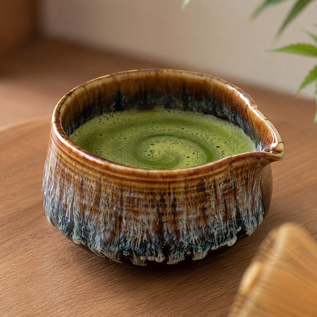 Matcha Set – Midnight Blue and Brown