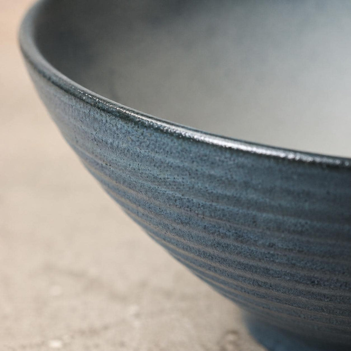 Bol à ramen bleu grisé