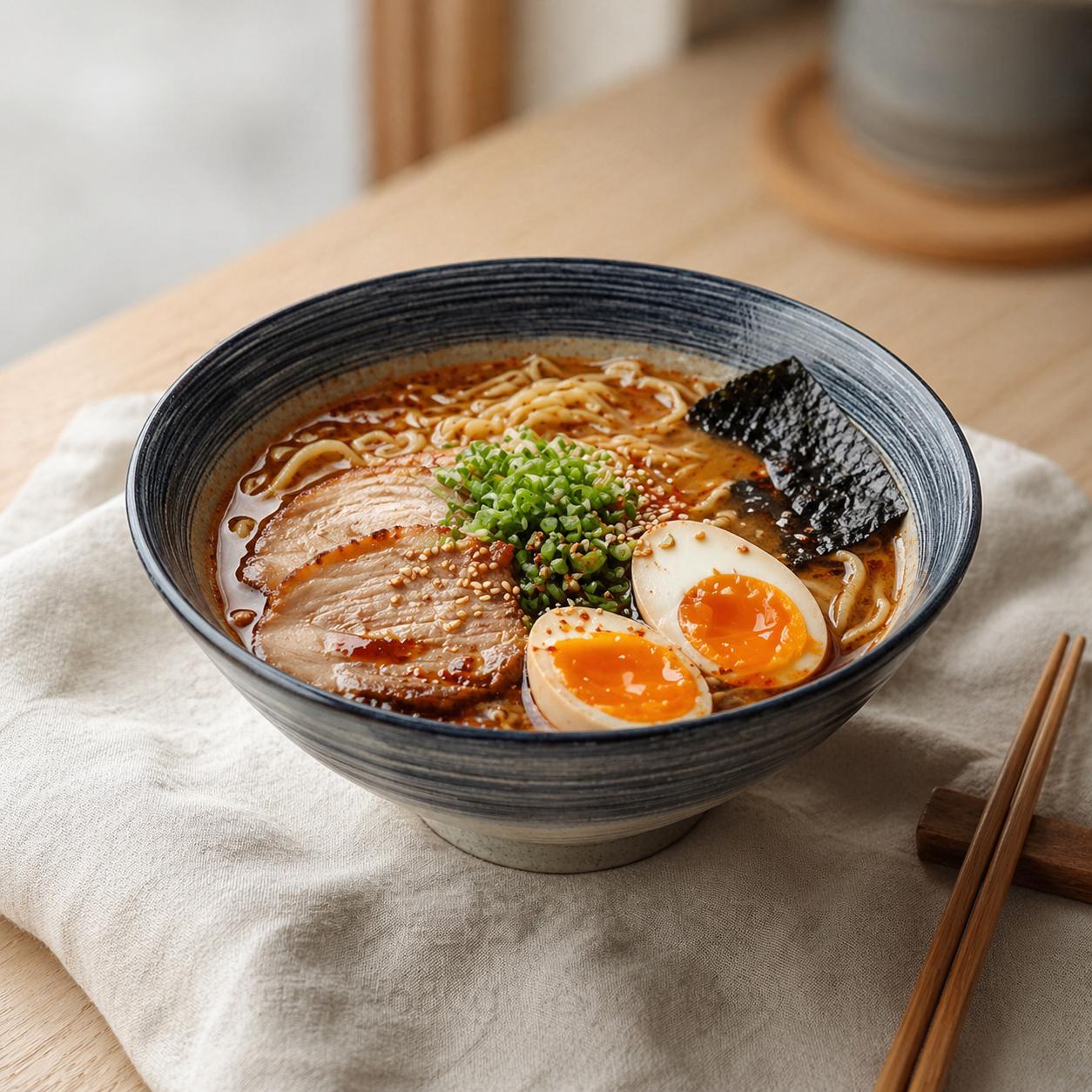 Bol à ramen en céramique - Bol à nouilles minimaliste pour des moments agréables au quotidien