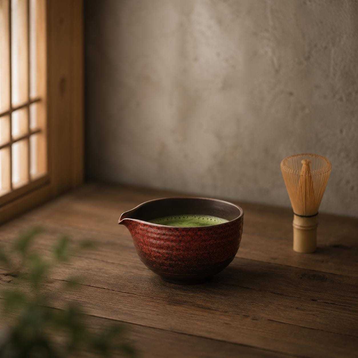 Ensemble de bols à matcha en céramique - Kit de thé en grès naturel pour des moments de matcha en pleine conscience