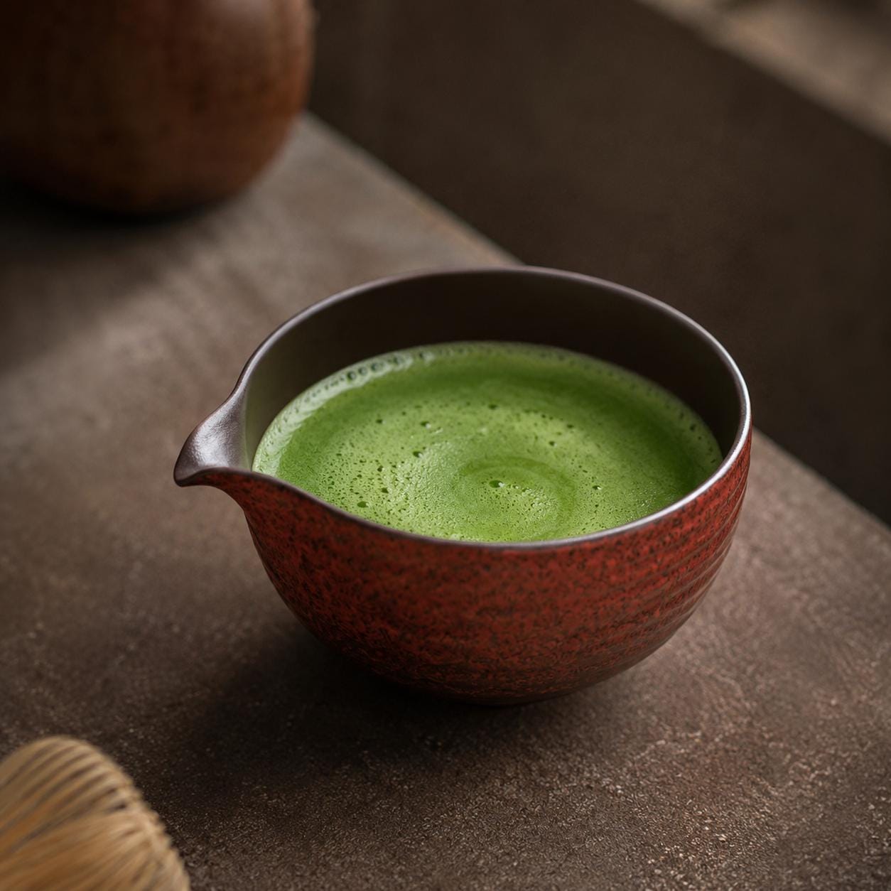 Ensemble de bols à matcha en céramique - Kit de thé en grès naturel pour des moments de matcha en pleine conscience