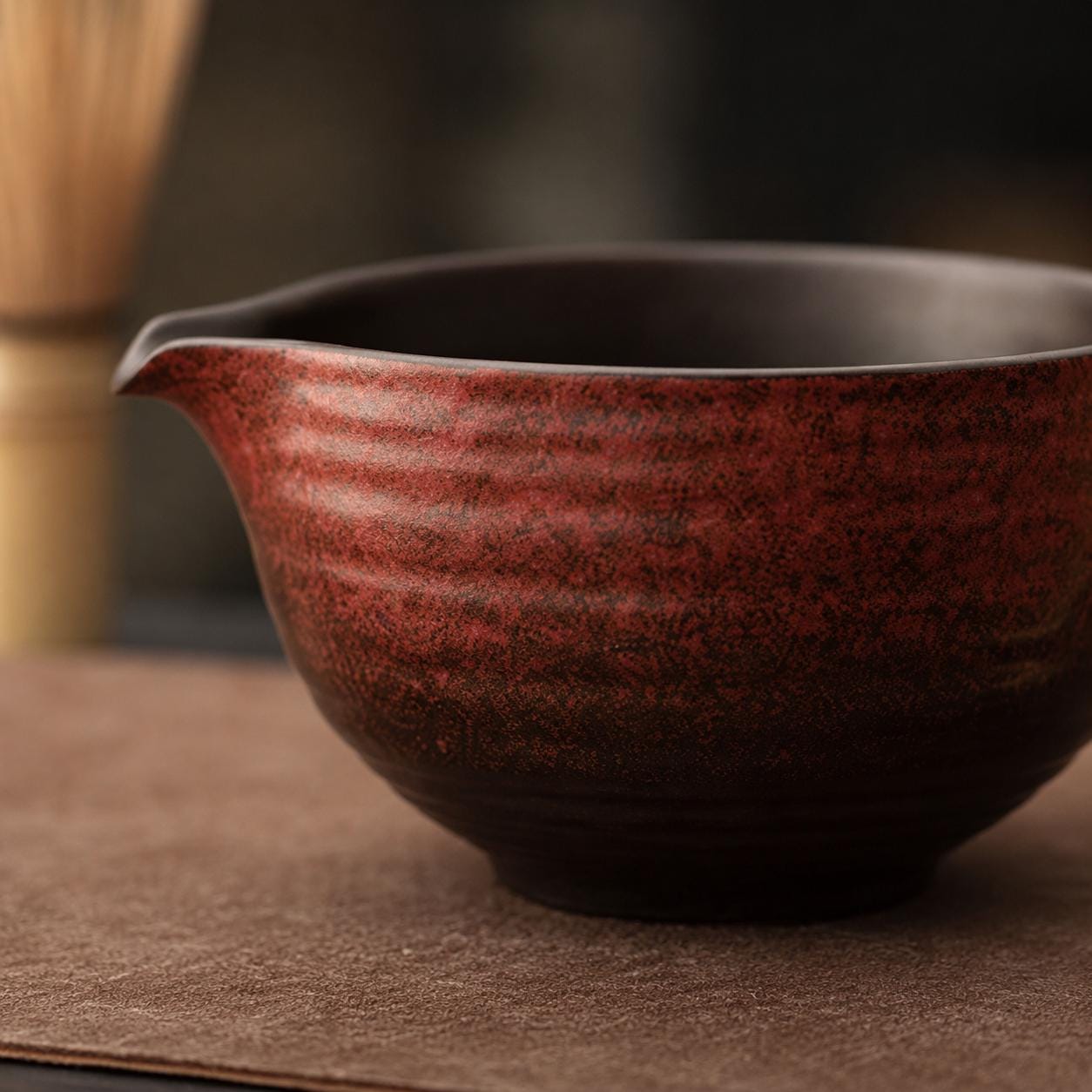 Ensemble de bols à matcha en céramique - Kit de thé en grès naturel pour des moments de matcha en pleine conscience