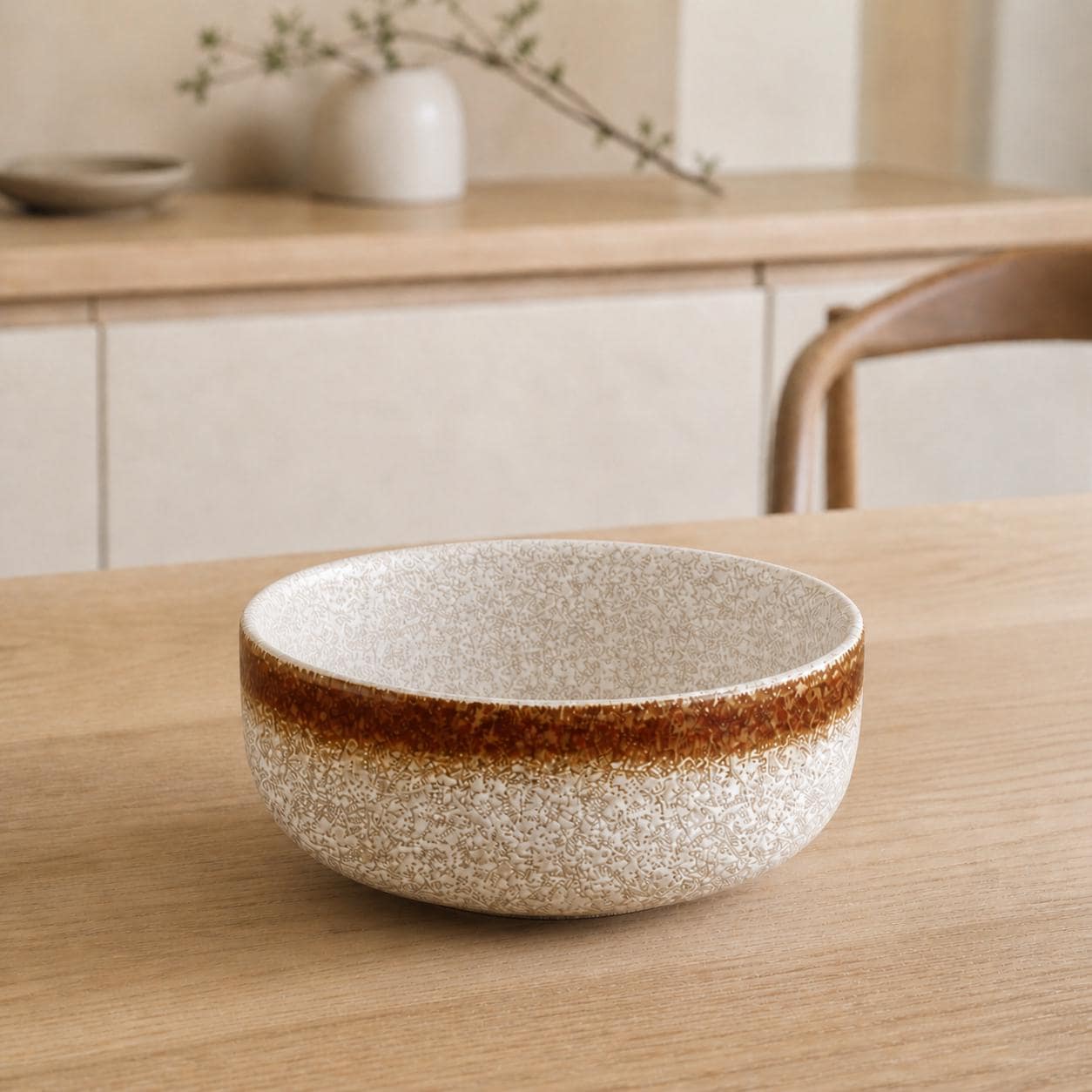 Ceramic Ramen Bowl - Elegant Japanese Bowl for Aesthetic Table Settings