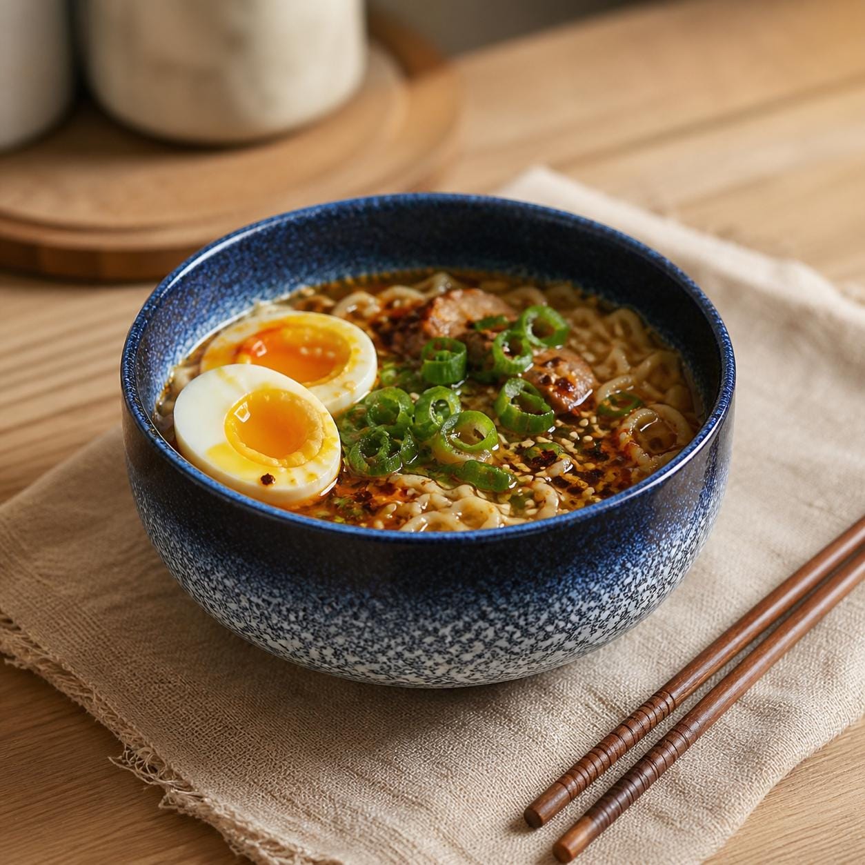 Bol ramen en céramique - Bol d'inspiration Japandi pour une vie moderne et simple