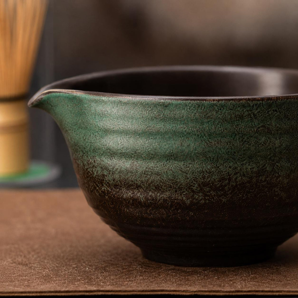 Set à matcha vert et noir