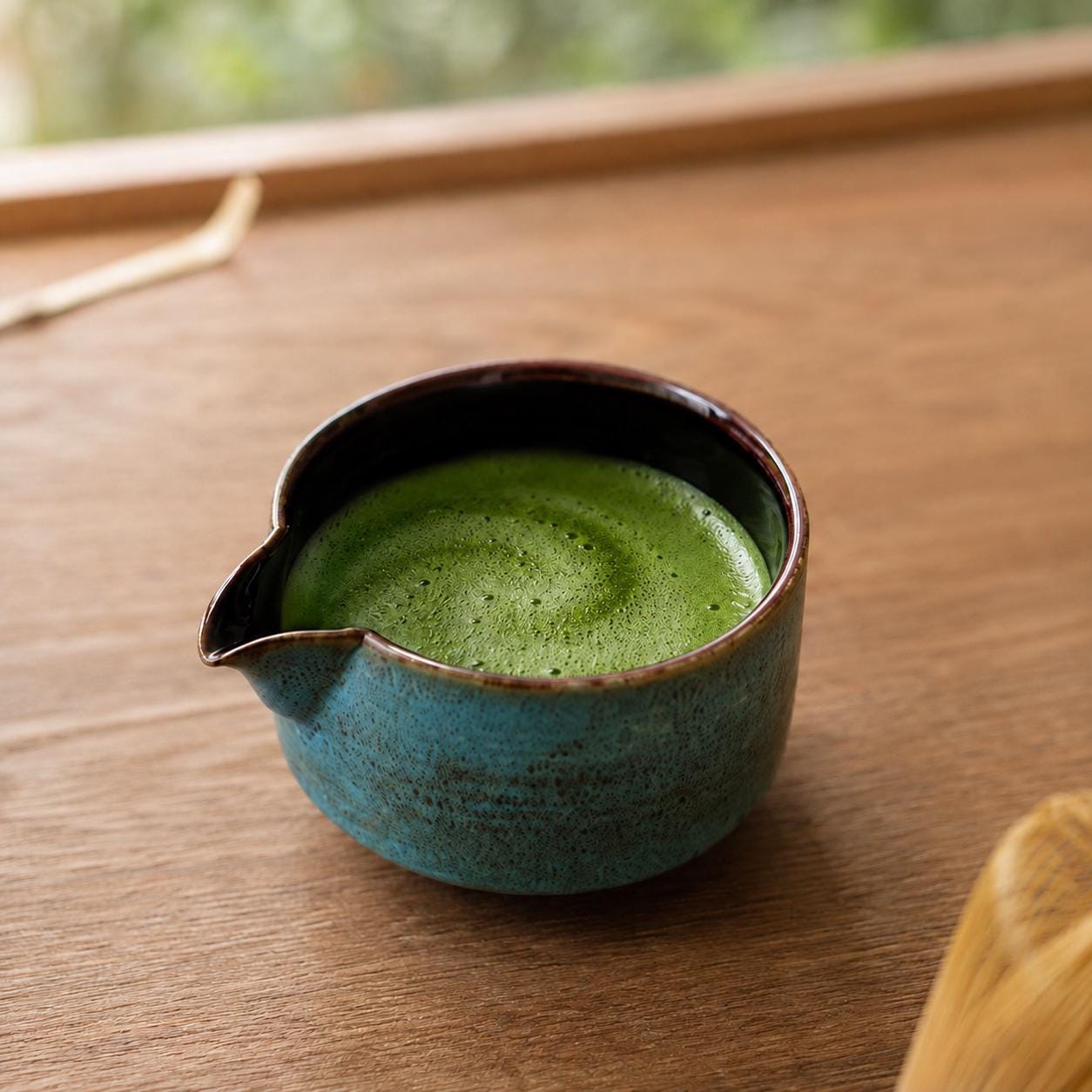 Ceramic Matcha Bowl Set - Minimalist Stoneware Matcha Set for Cozy Tea Rituals