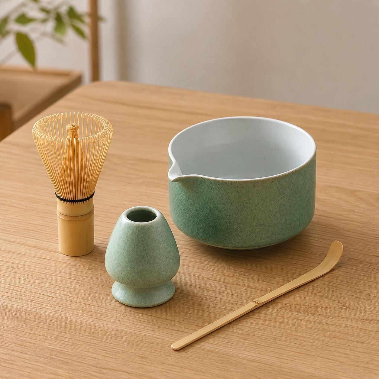 Ensemble de bols à matcha en céramique - Service à thé japonais minimaliste pour des moments de paix quotidiens