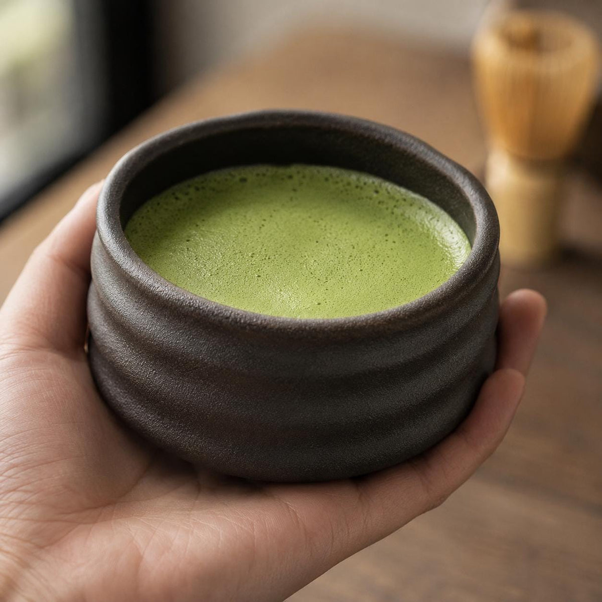 Matcha Set – Black Ribbed
