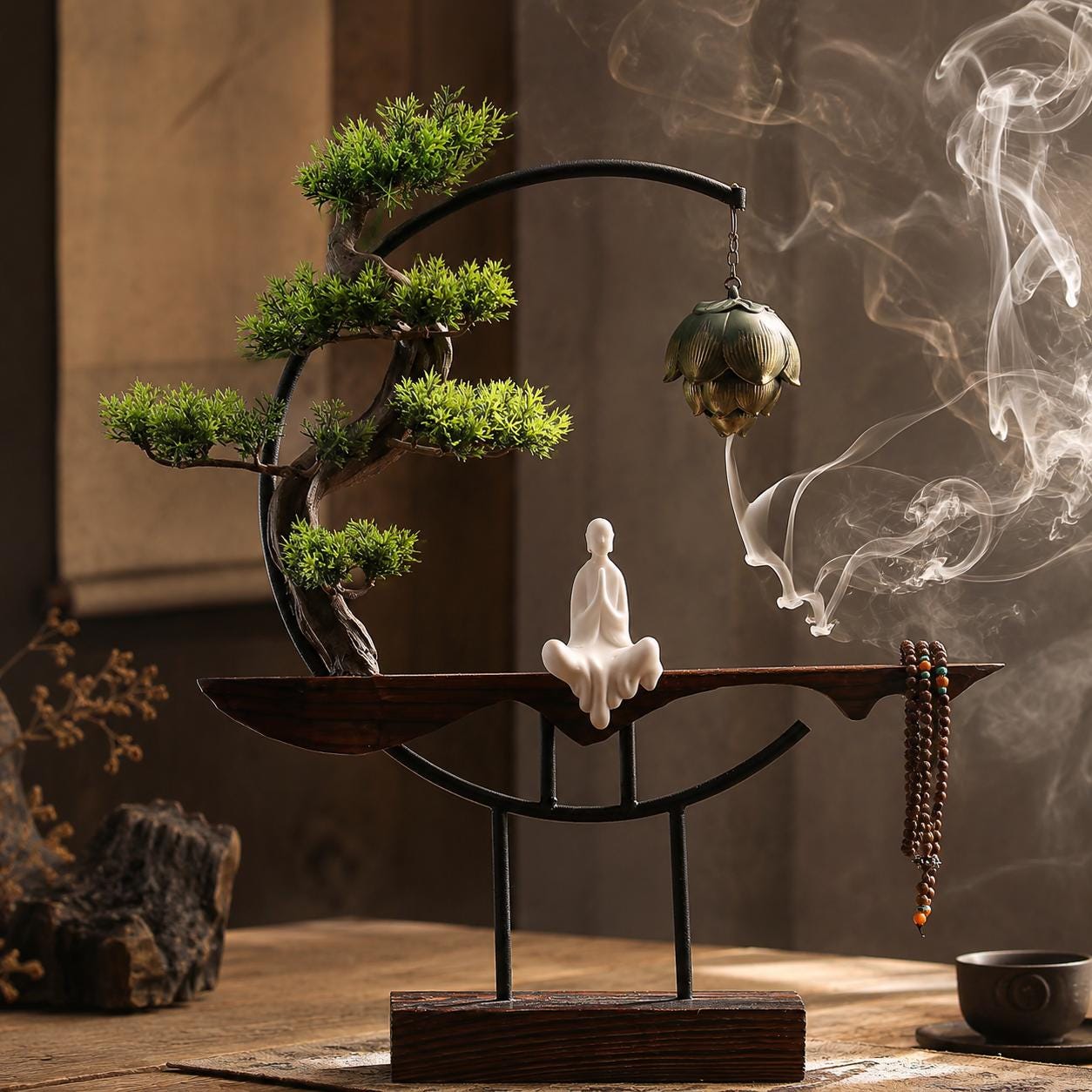 Porte-encens Zen – Brûle-encens décoratif Japandi