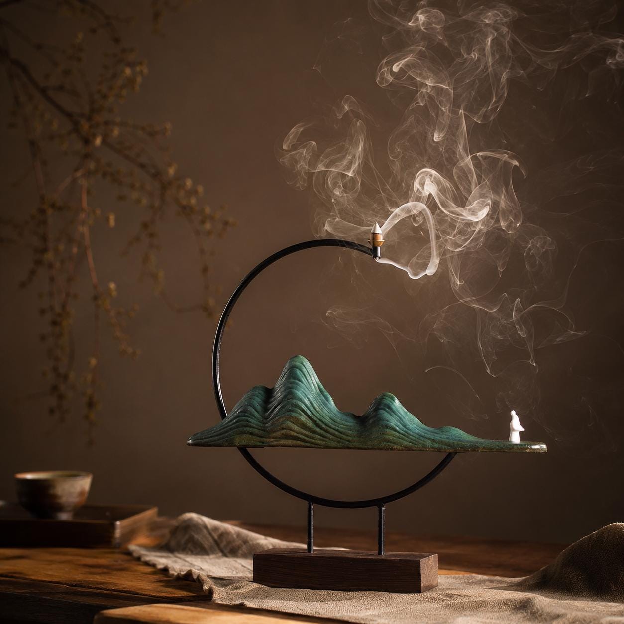 Porte-encens Wabi Sabi - Brûle-encens japonais