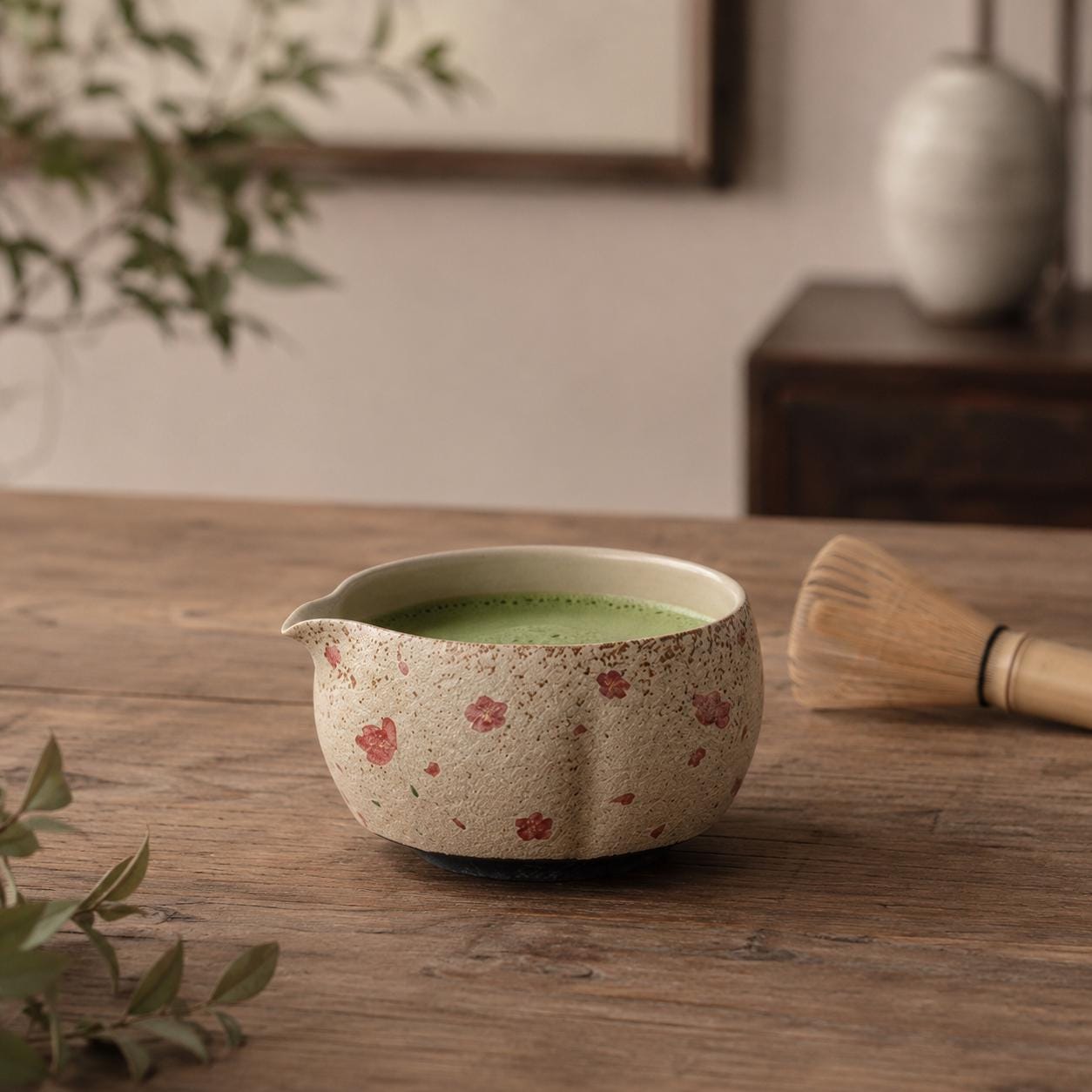 Ensemble de bols à matcha en céramique - Ensemble à matcha d'inspiration artisanale pour une atmosphère chaleureuse de thé