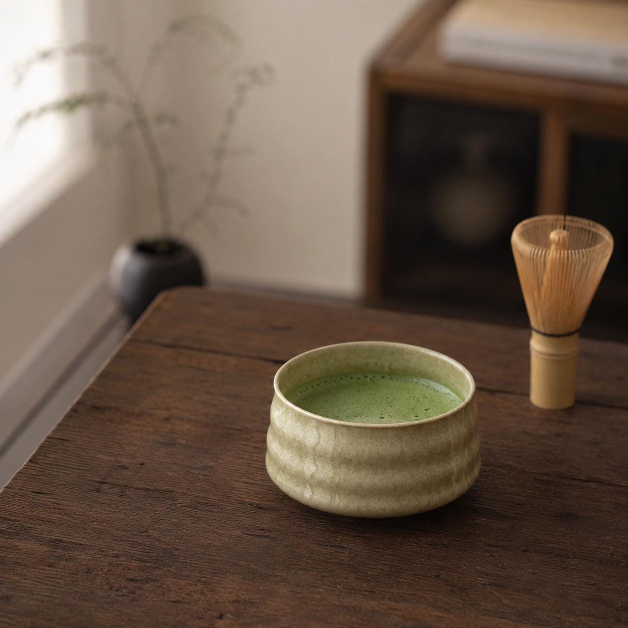Ensemble de bols à matcha en céramique - Kit de thé Japandi moderne pour des moments de thé confortables