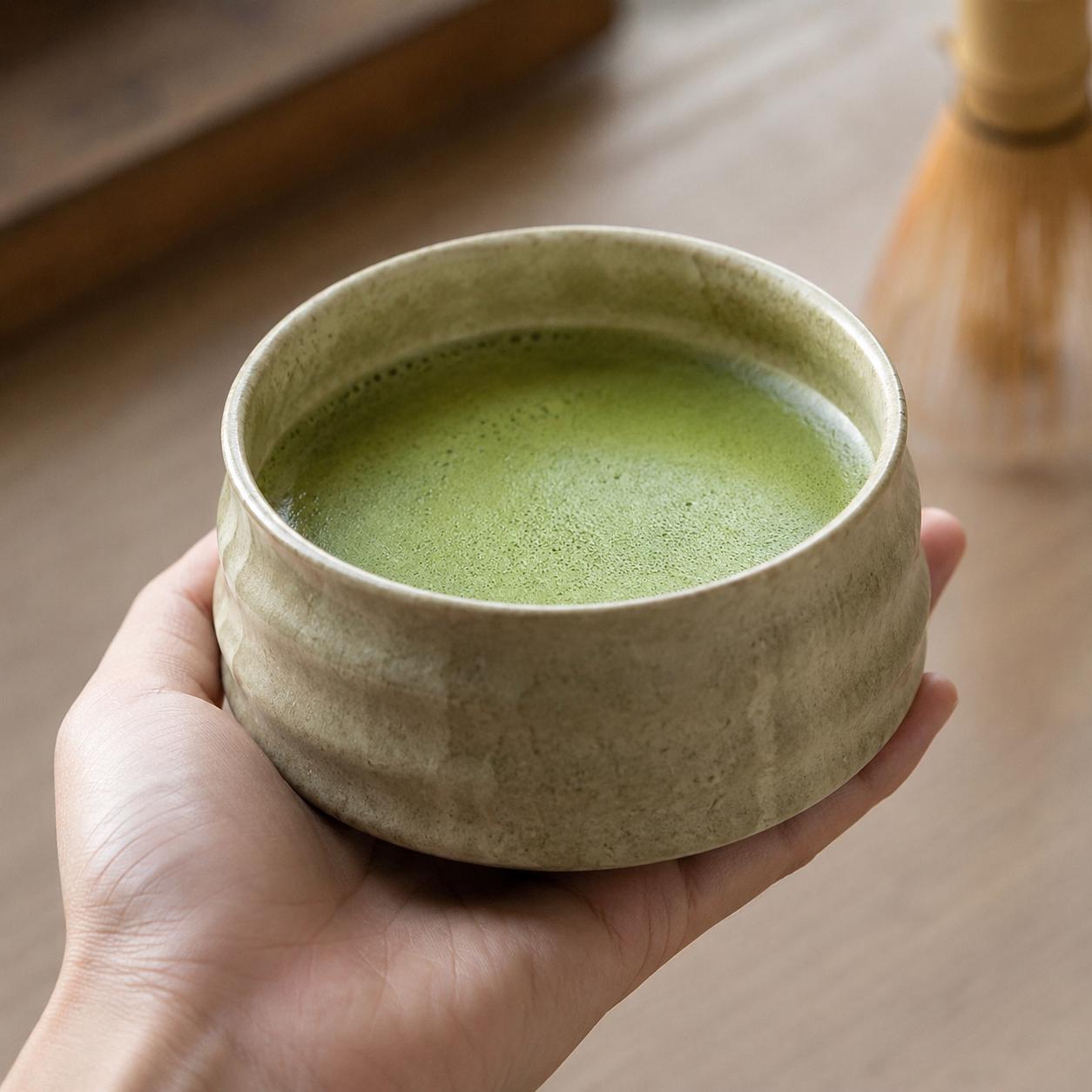 Ensemble de bols à matcha en céramique - Kit de thé Japandi moderne pour des moments de thé confortables