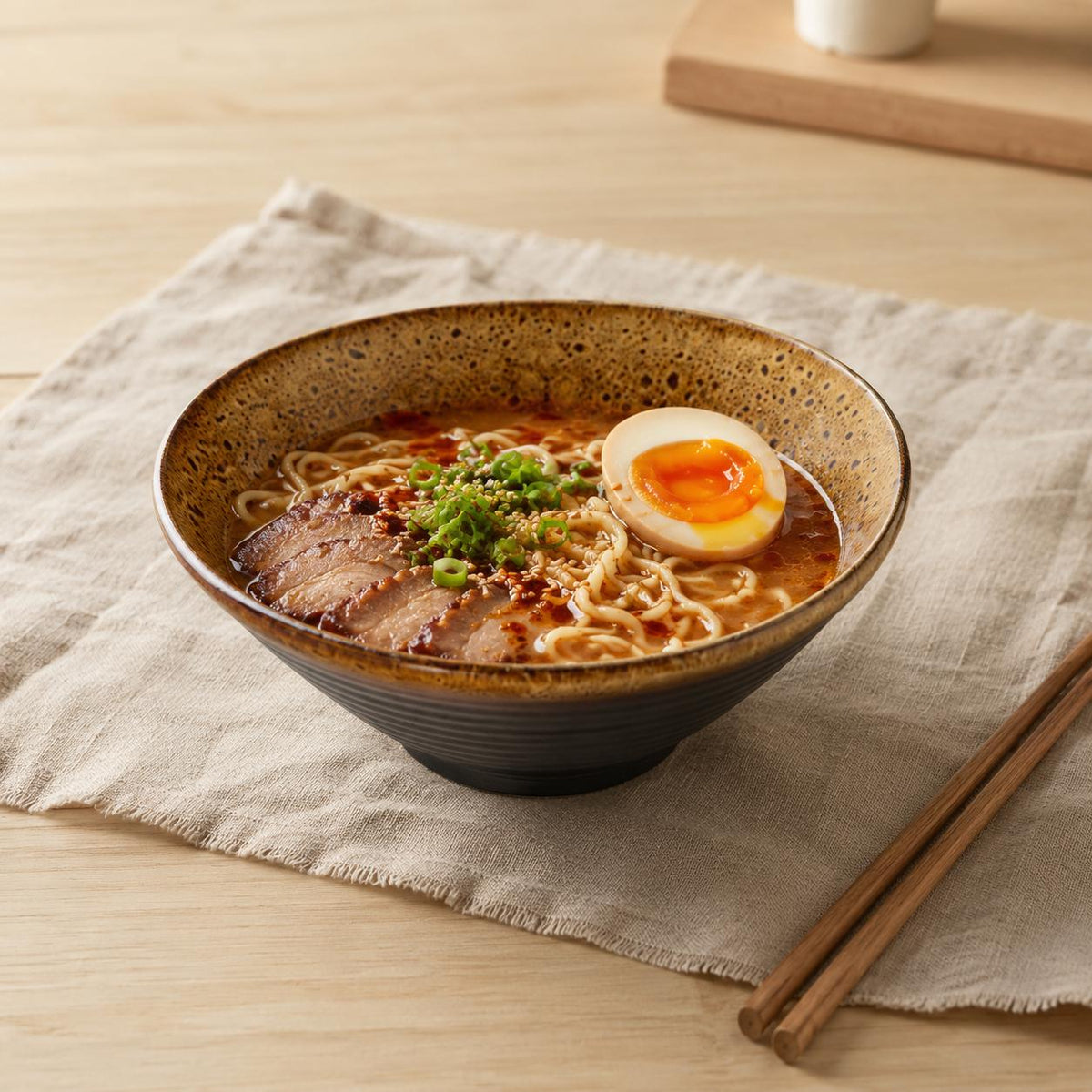 Ramen Bowl – Ochre and Black