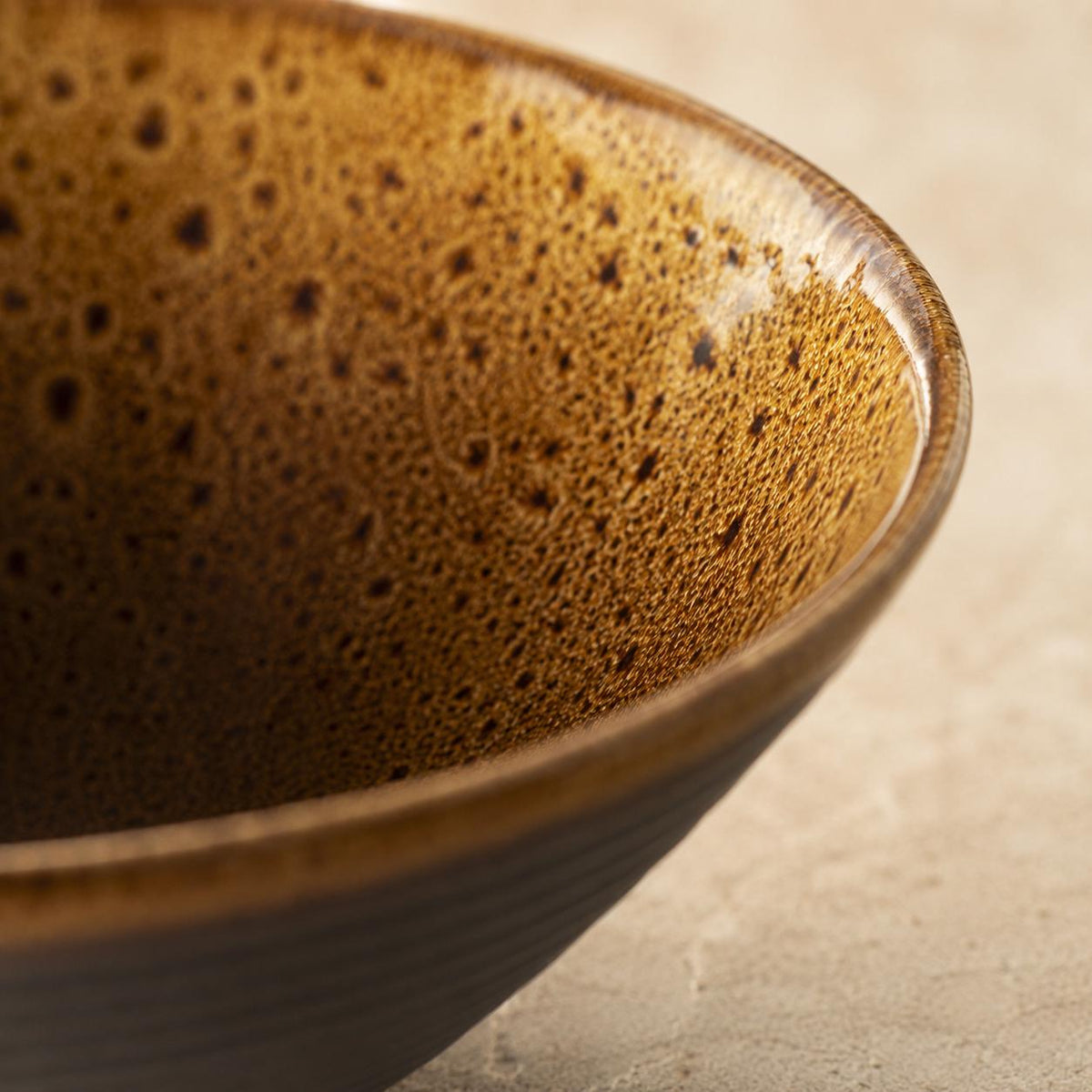Ramen Bowl – Ochre and Black