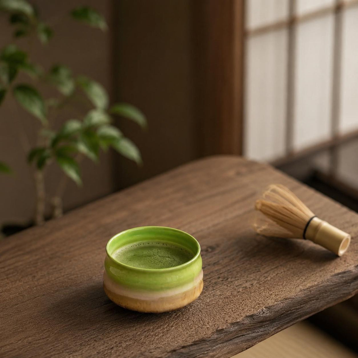 Set à matcha vert tendre