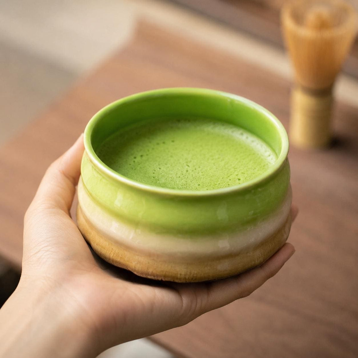 Set à matcha vert tendre