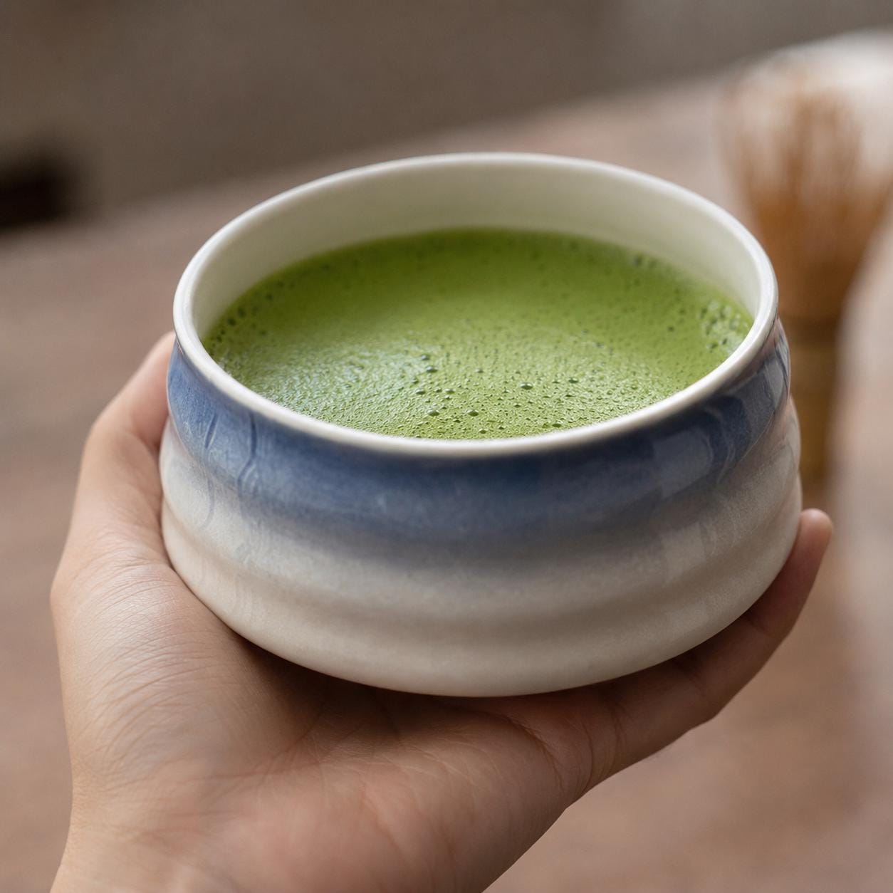 Ensemble de bols à matcha en céramique - Ensemble de cérémonie du thé minimaliste pour les rituels du matcha de tous les jours