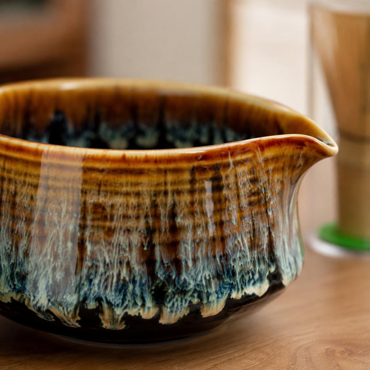 Matcha Set – Midnight Blue and Brown