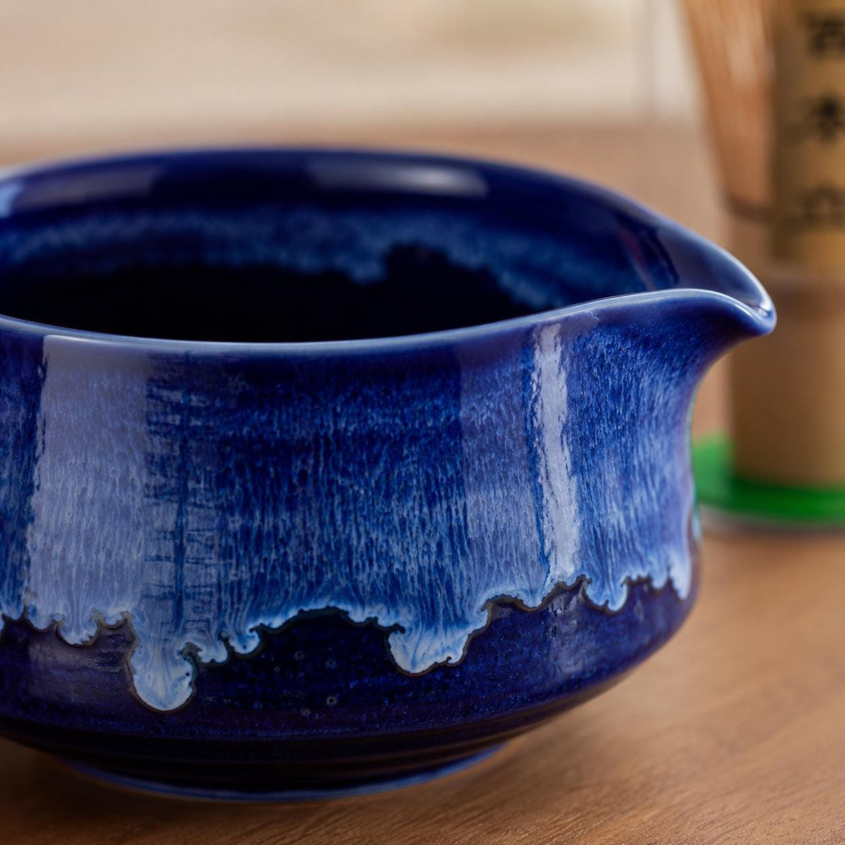 Set à matcha bleu cobalt