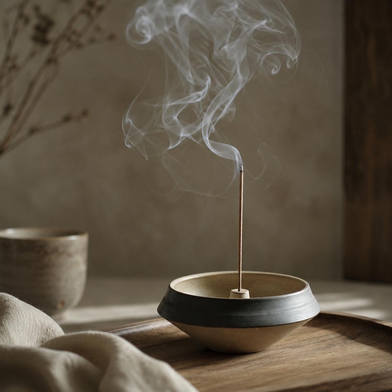Japanese Incense Holder Decor - Wabi Sabi Incense Burner