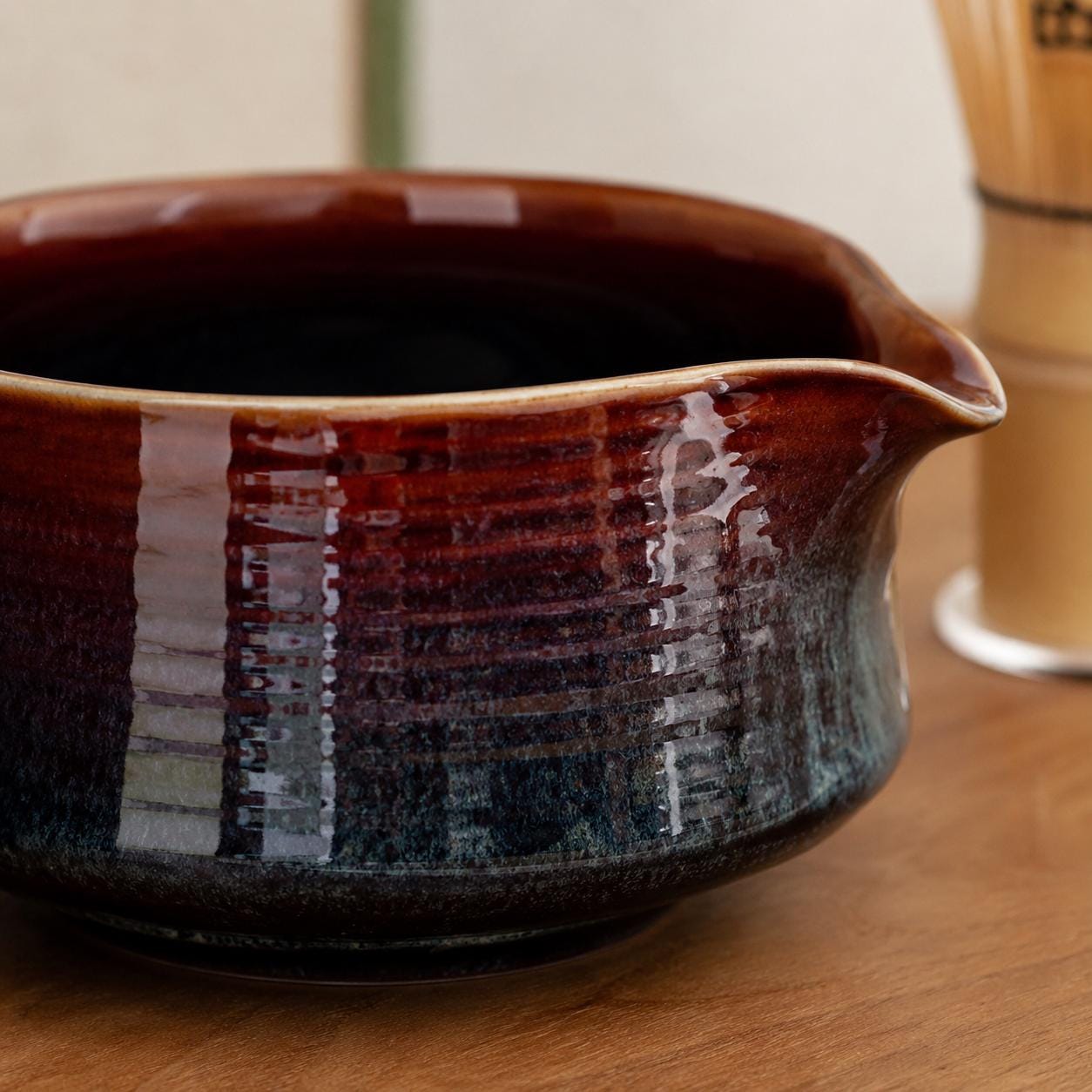 Ensemble de bols à matcha en céramique - Kit de thé inspiré de Japandi pour une vie intentionnelle