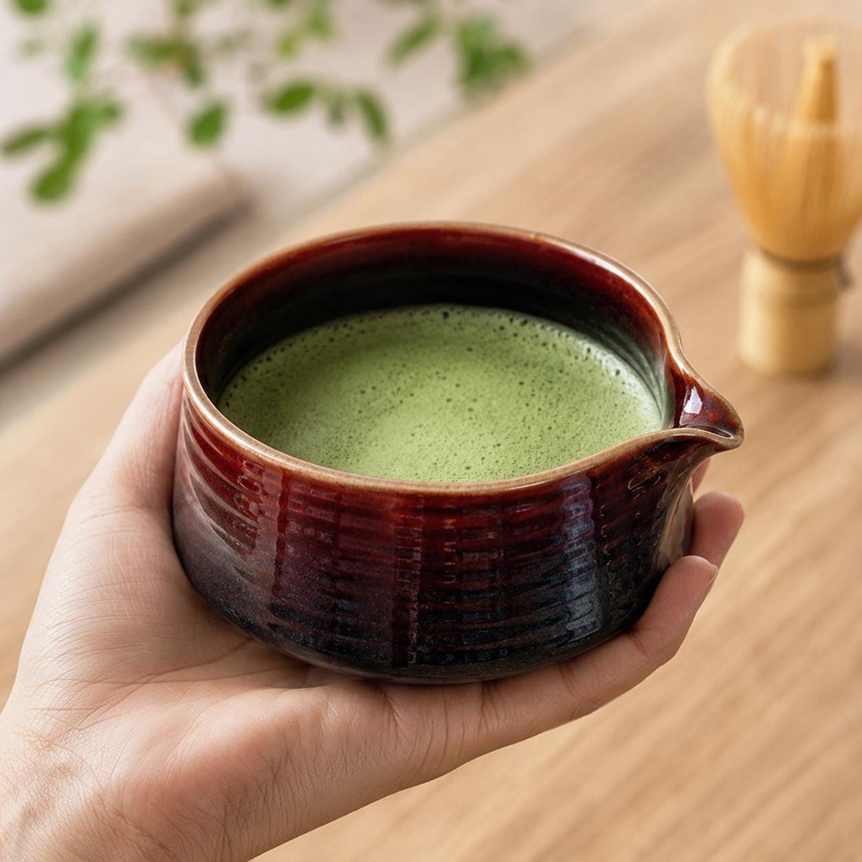 Ensemble de bols à matcha en céramique - Kit de thé inspiré de Japandi pour une vie intentionnelle