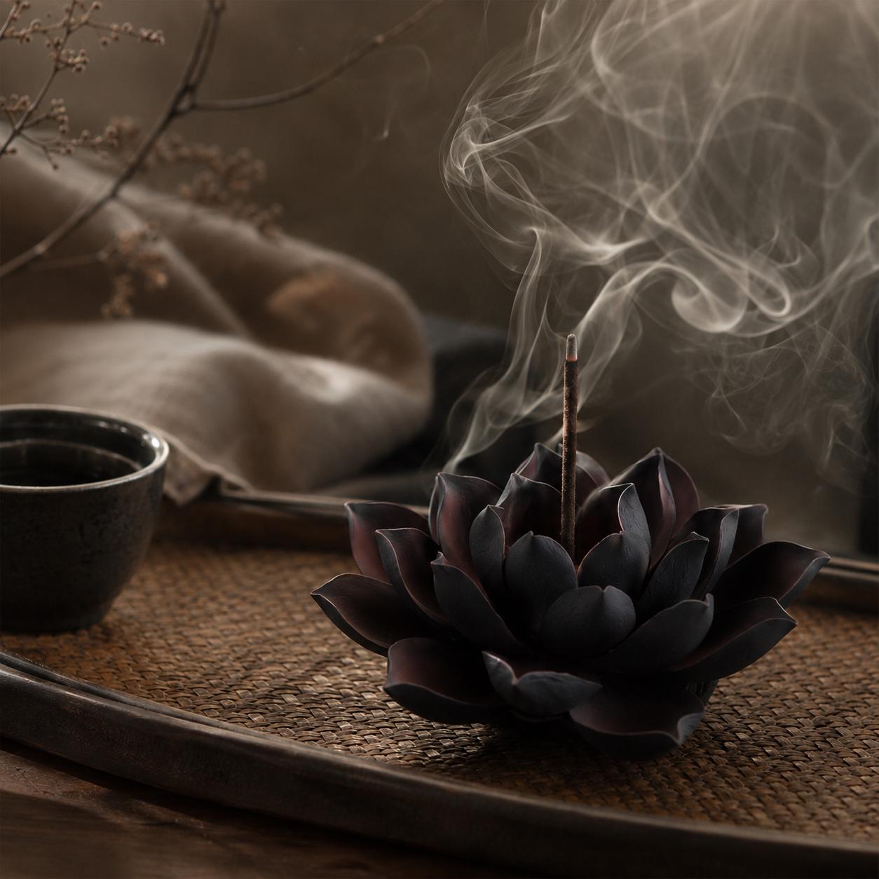 Japanese Ceramic Incense Holder - Decorative Zen Incense Burner