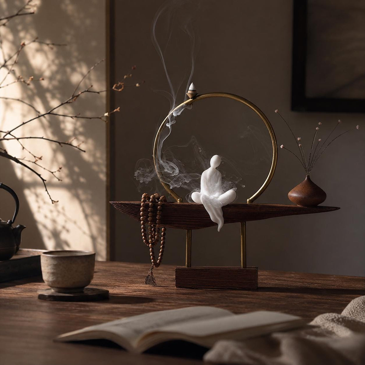 Porte-encens figurine sur arche