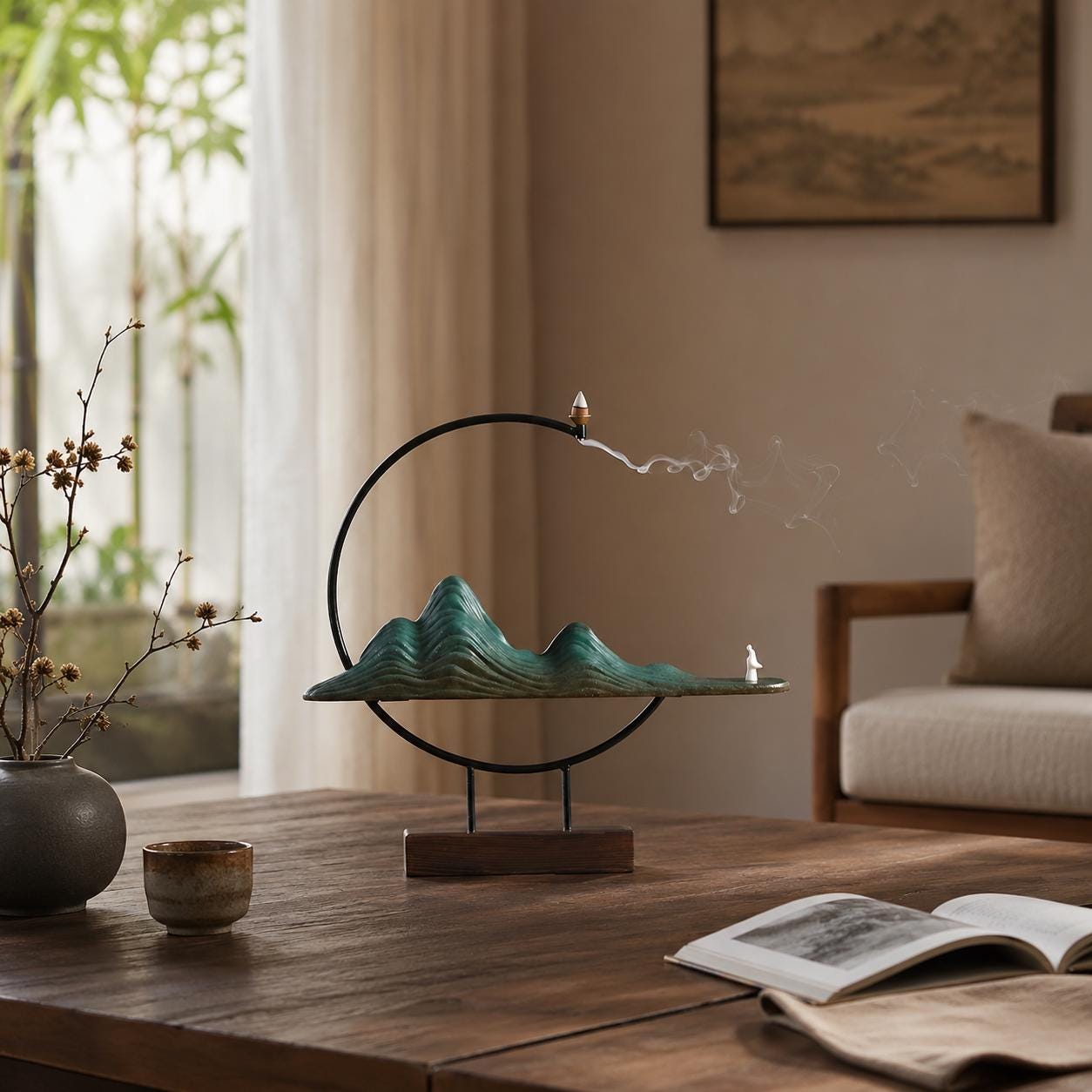 Porte-encens Wabi Sabi - Brûle-encens japonais