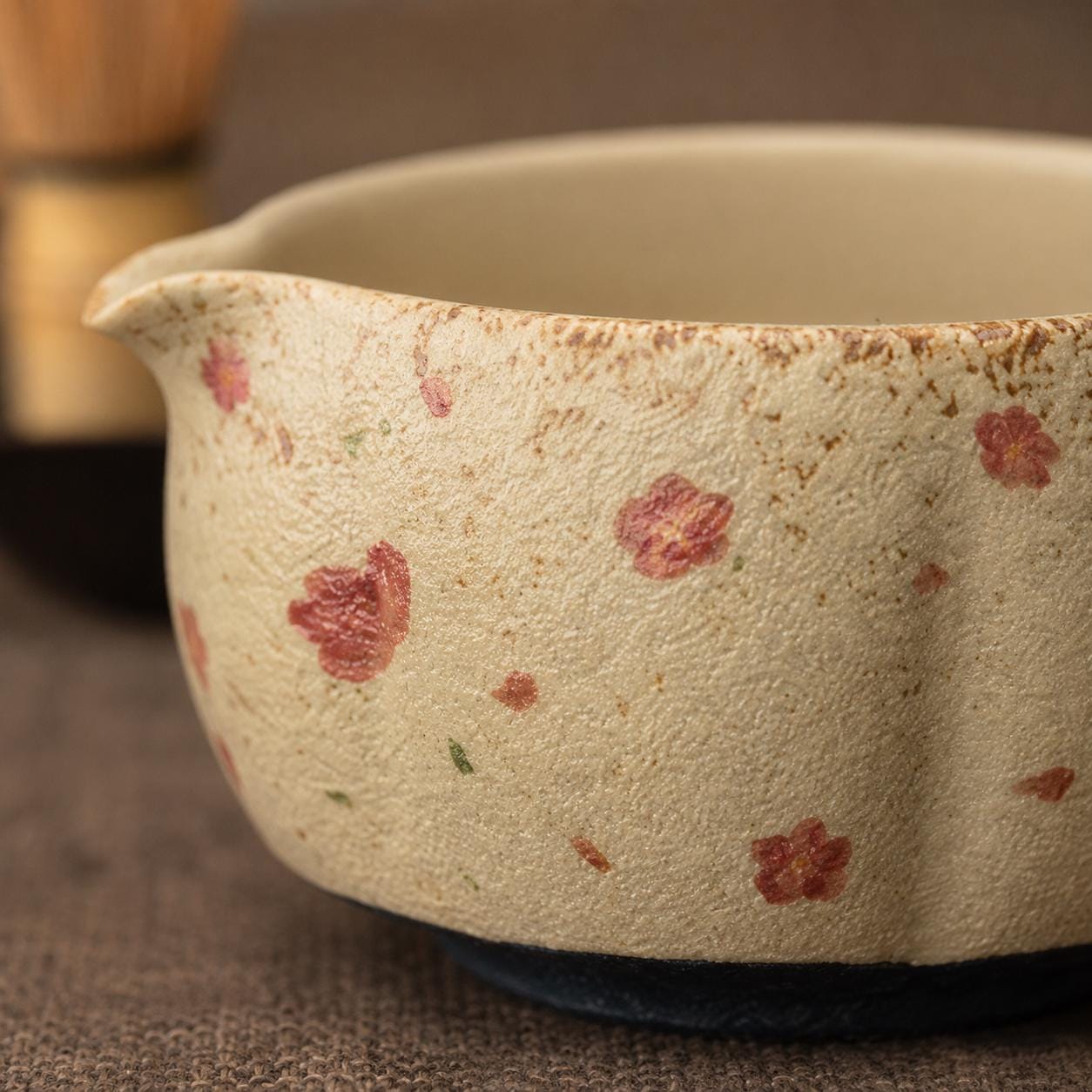 Ensemble de bols à matcha en céramique - Ensemble à matcha d'inspiration artisanale pour une atmosphère chaleureuse de thé