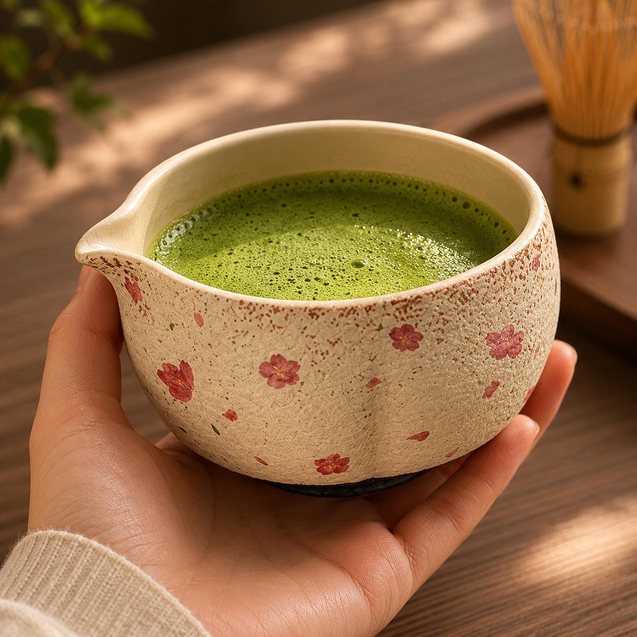 Ensemble de bols à matcha en céramique - Ensemble à matcha d'inspiration artisanale pour une atmosphère chaleureuse de thé