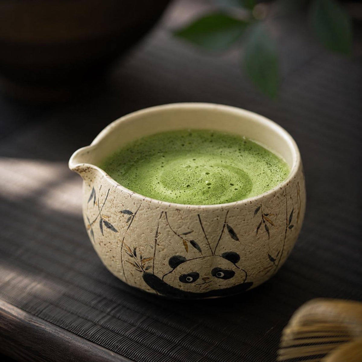 Matcha Set – Panda Pattern